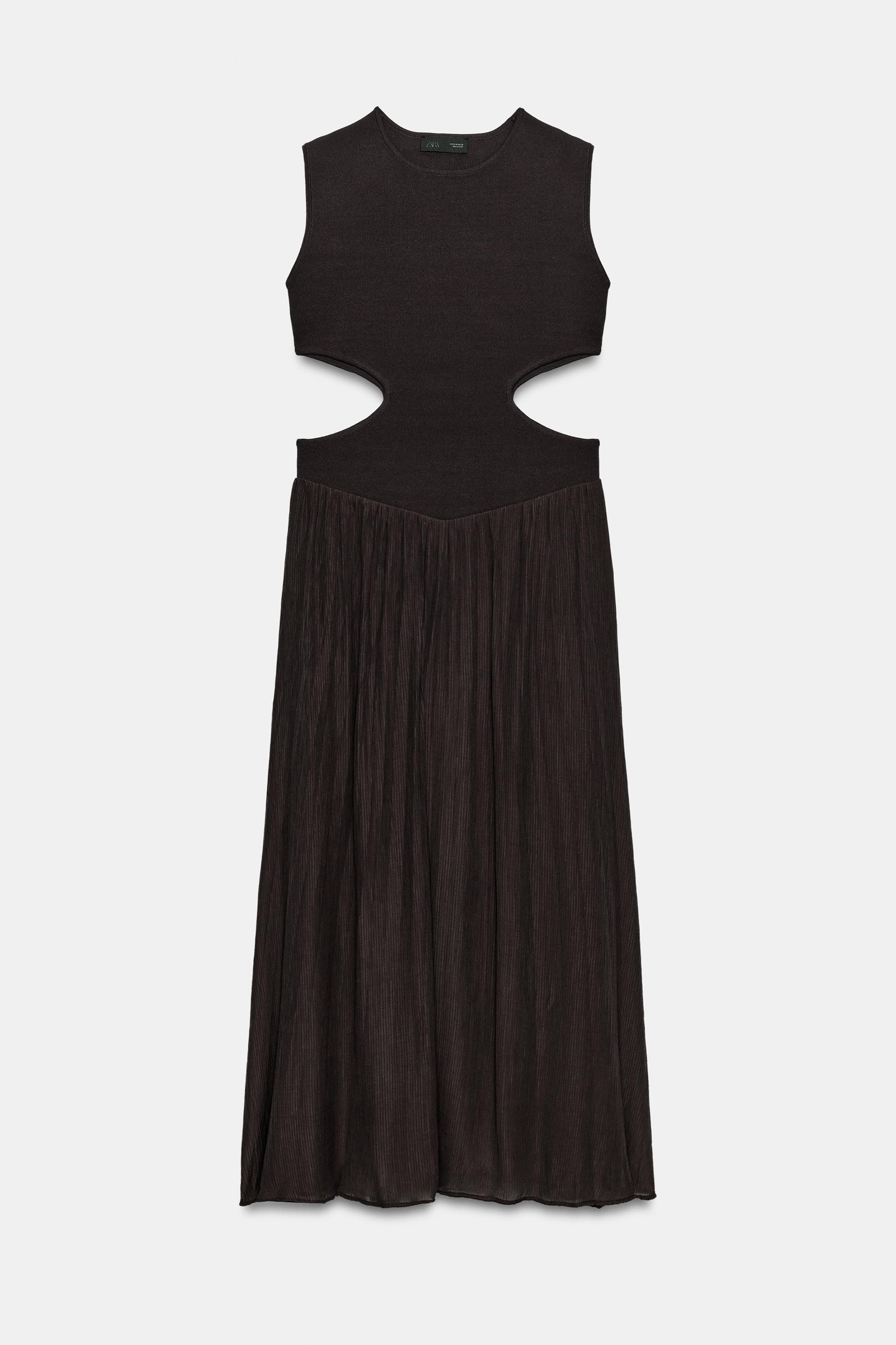 CUT OUT KNIT DRESS